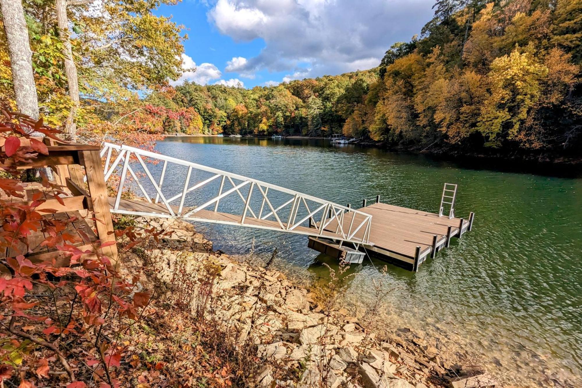Lakeside Cashiers Cabin With Private Boat Dock! Cullowhee Екстер'єр фото